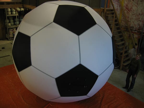 4m inflatable football Airworks Rentals