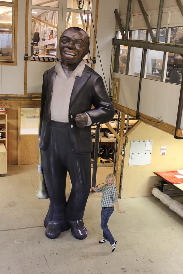5m inflatable Louis Armstrong