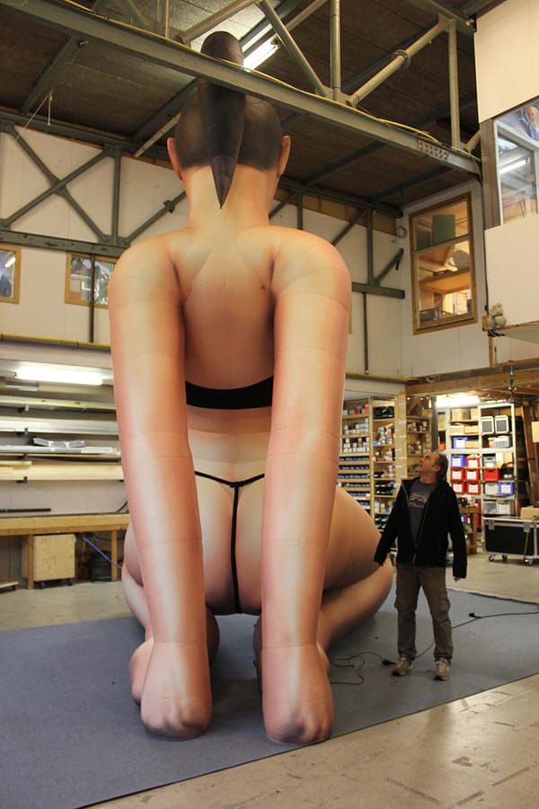 5m inflatable woman in bikini