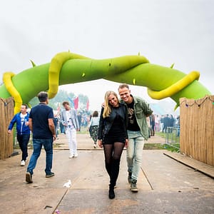 7.4m inflatable plant arch