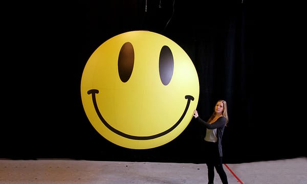 2m inflatable Smiley Face ball