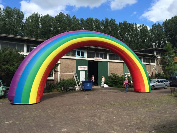 15m rainbow inflatable