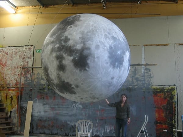 2m printed moon